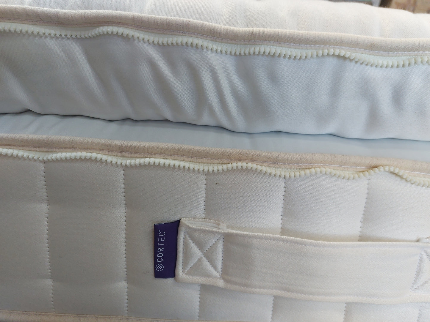 John Lewis King Size Mattress Pillow Top 4250 Zip & Link British Natural Herdwick