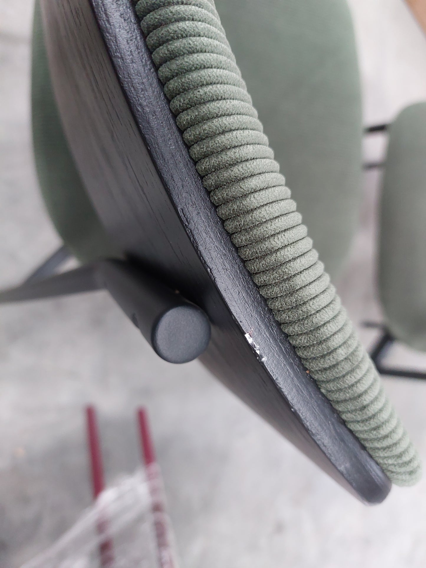 John Lewis ANYDAY Motion Corduroy Upholstered Dining Chairs, Set of 2, Green