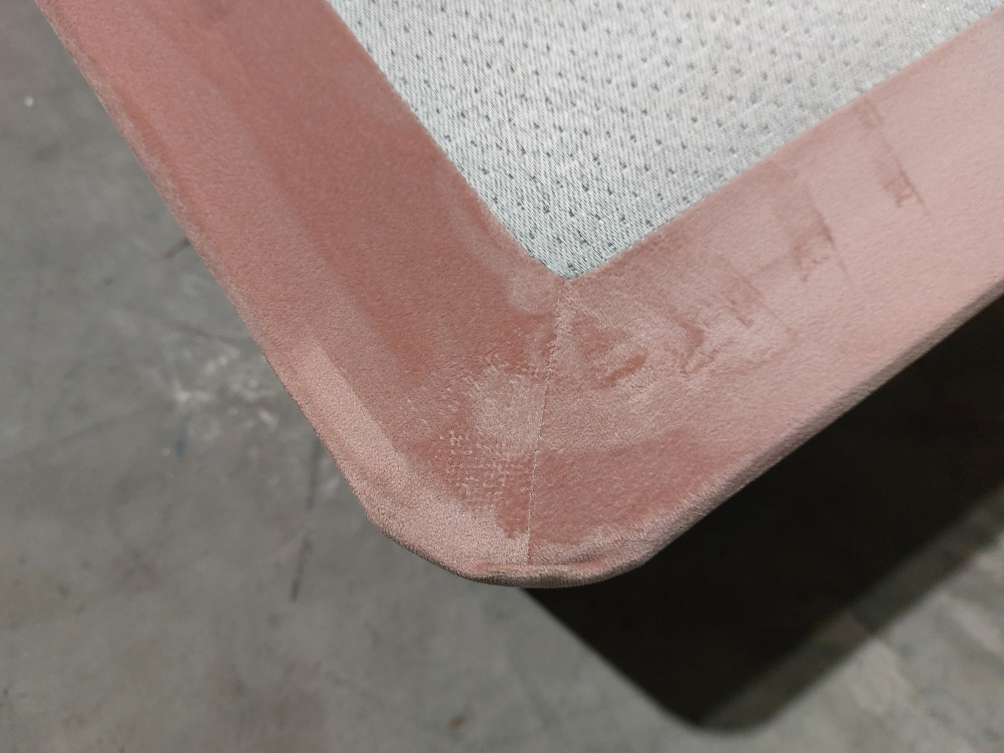 Silentnight 2 Drawer Continental Half Ottoman Divan Storage Bed, Dusky Pink