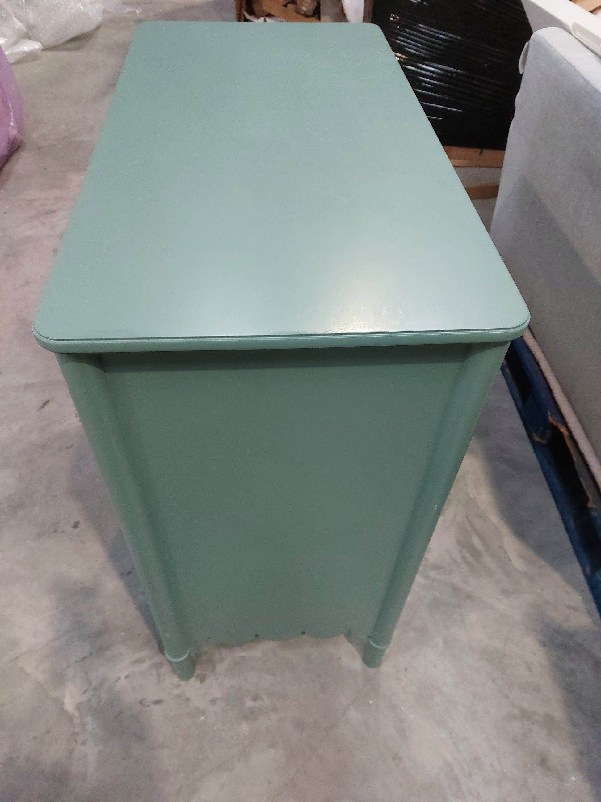 John Lewis Chest of Drawer Hem 3 Drawer Chest Green
