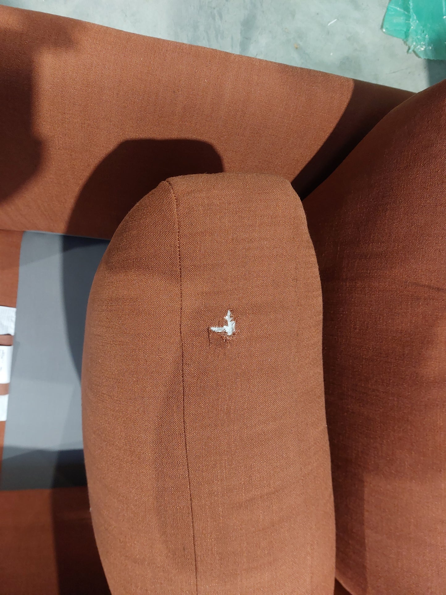 John Lewis Sienna Small 2 Seater Sofa Relaxed  Linen Auburn