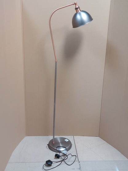 John Lewis Baldwin Floor Lamp, Copper/Pewter