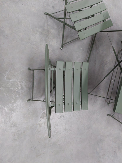 List - John Lewis Camden 4-Seater Rectangular Garden Dining Table & Chairs Set, Green