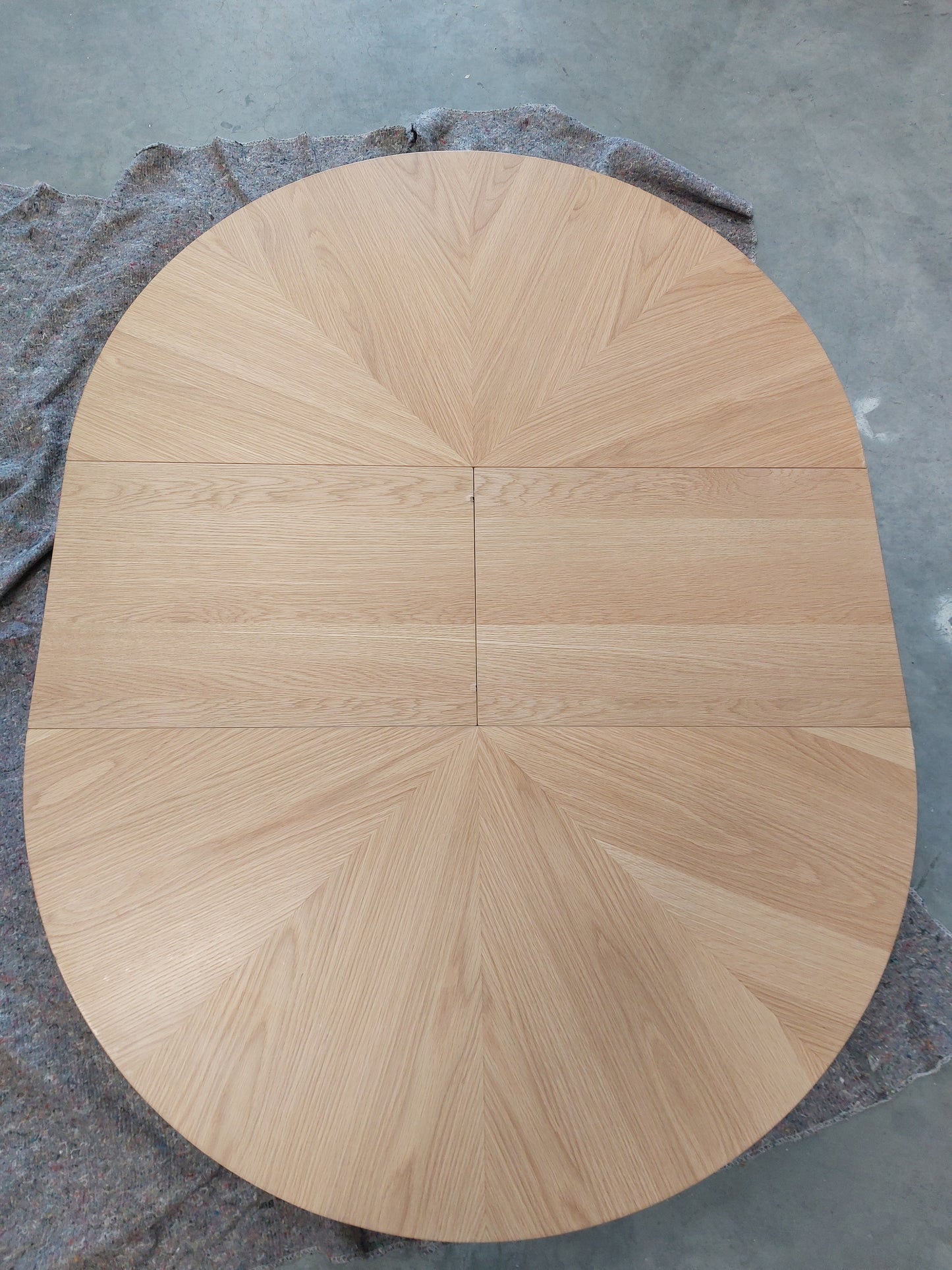 John Lewis Notch Round 4-6 Seater Extending Dining Table, Oak