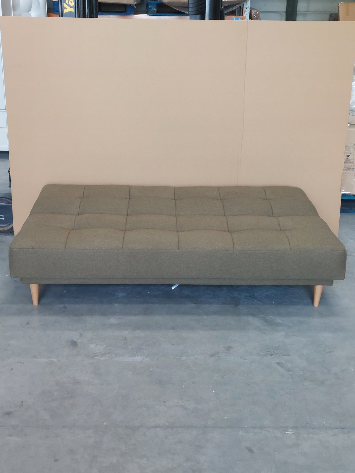 John Lewis Linear Medium 2 Seater Sofa Bed, Light Leg, Cambridge Hunter