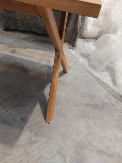 John Lewis Milton Fixed Dining Table, Oak