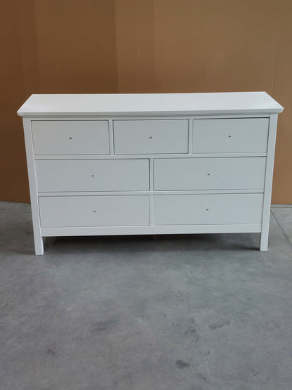 John Lewis Chest of Drawer White Wilton 7 Drawer Chest