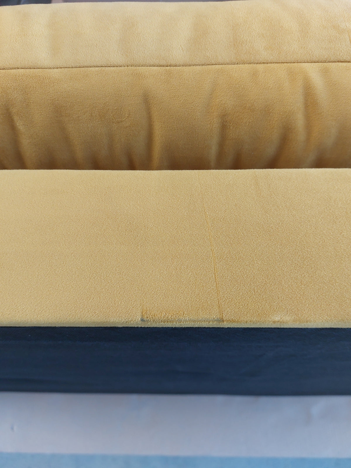 John Lewis Draper II Large 3 Seater Sofa Plush Velvet Honey