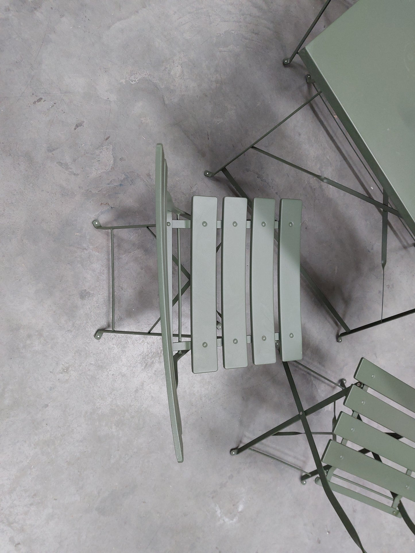 List - John Lewis Camden 4-Seater Rectangular Garden Dining Table & Chairs Set, Green