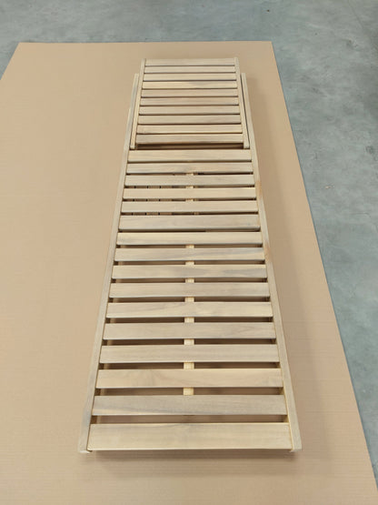 John Lewis Wood Sun Lounger Acacia  Natural