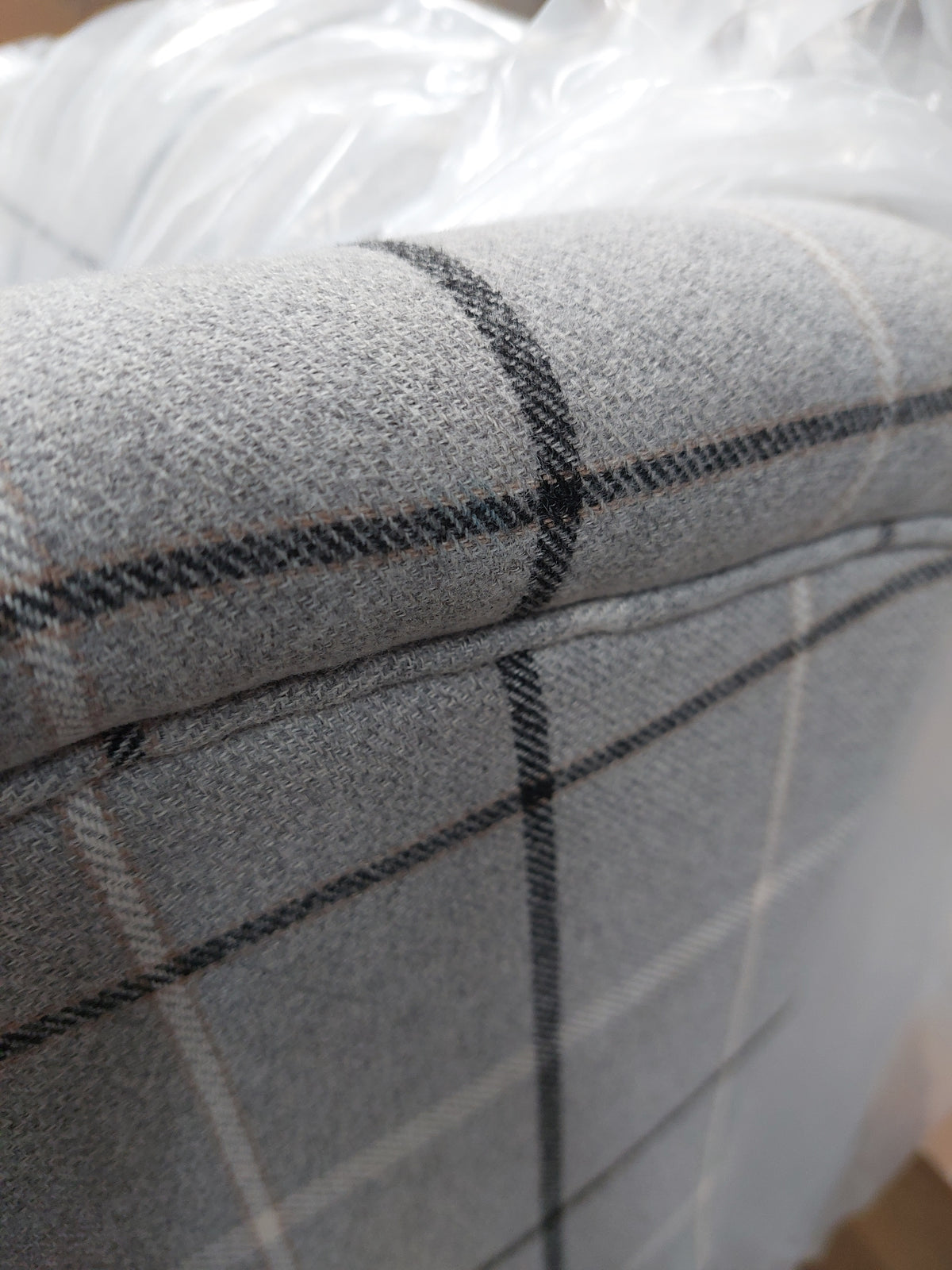 Parker Knoll Oberon Armchair, Berwick Check Grey Marl