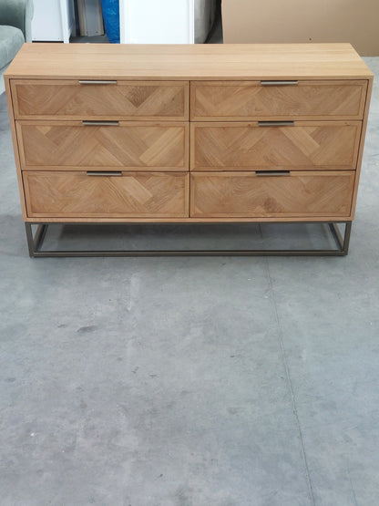John Lewis Estate 3+3 Drawer Chest, Natural