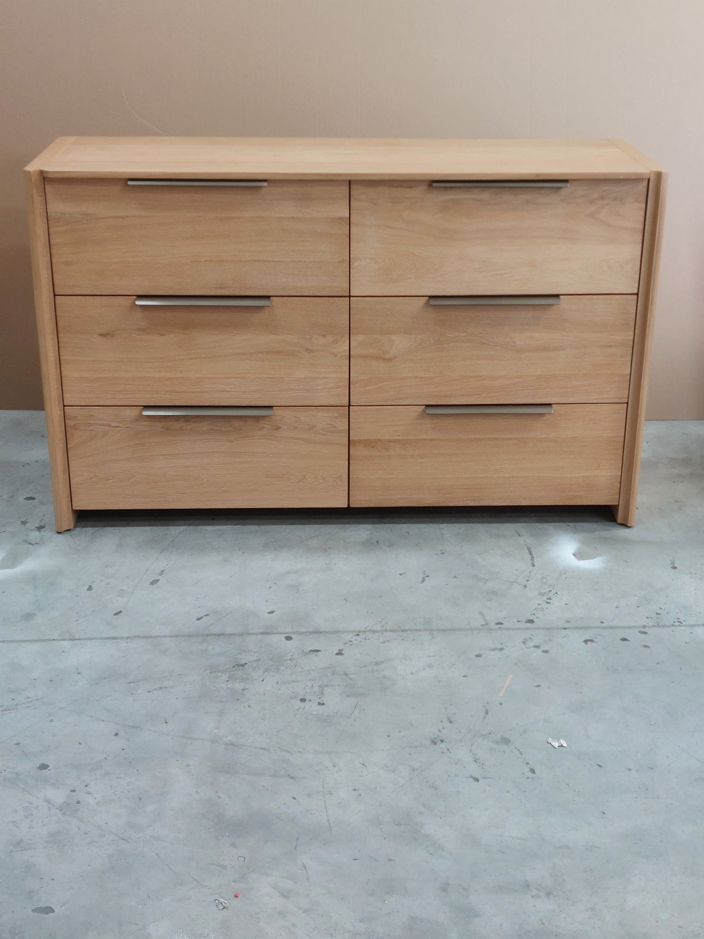 John Lewis Rest 6 Drawer Chest, Natural Wood