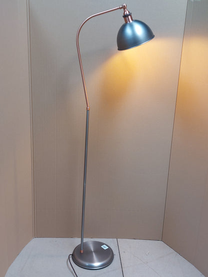 John Lewis Baldwin Floor Lamp, Copper/Pewter