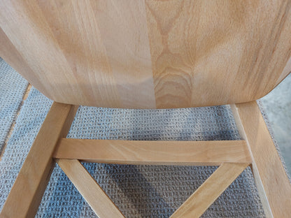 John Lewis Clayton Beech Wood Dining Chairs, Set of 2, Natural