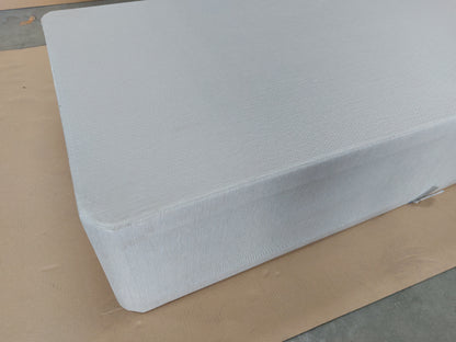 Silentnight 2 Drawer Divan Base, Single, Light Grey