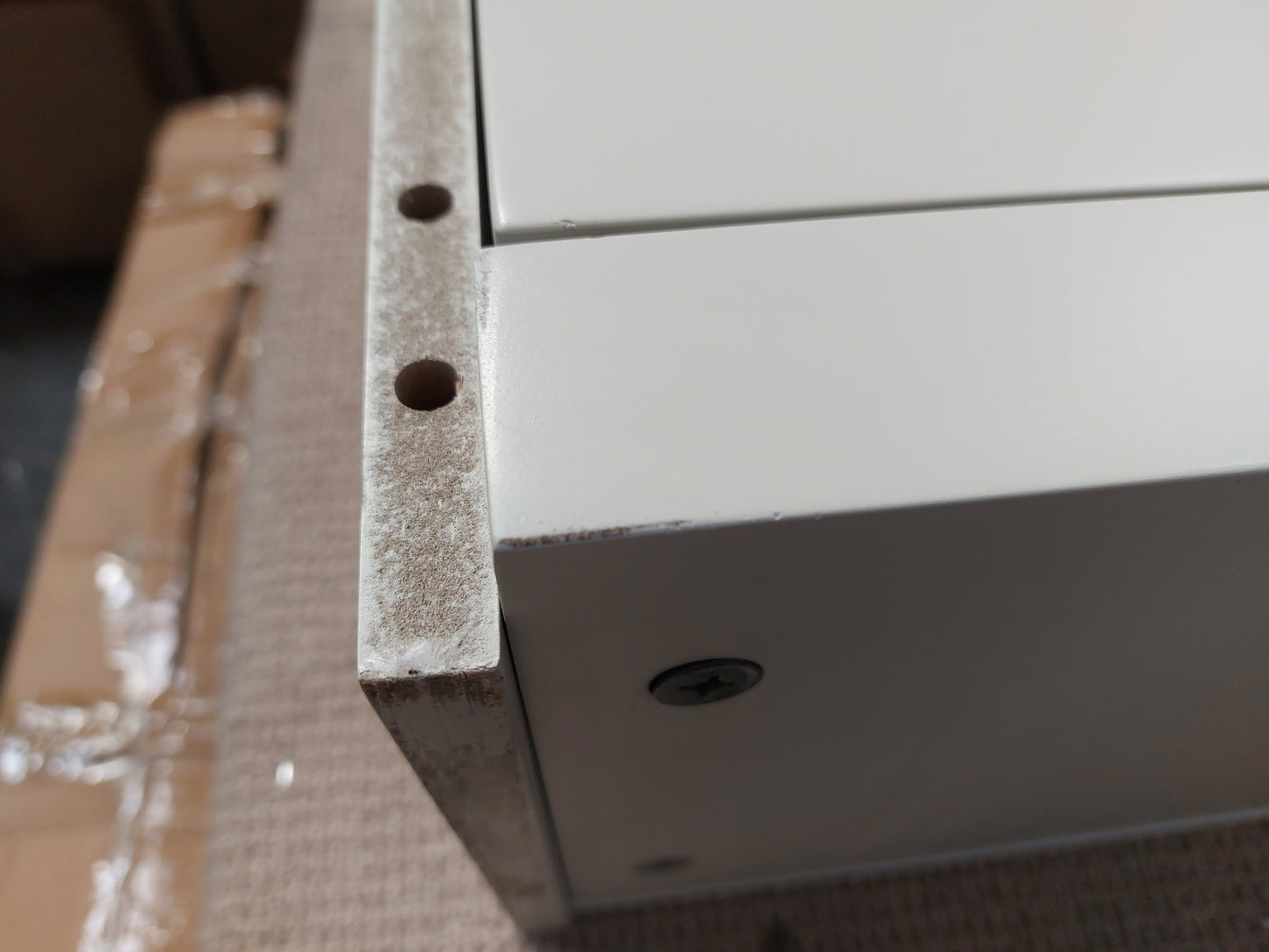 John Lewis Wilton Shoe Storage Cabinet, Linen