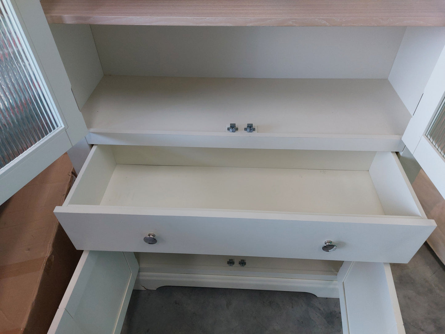 Laura Ashley Dorset Storage Cabinet White/Natural