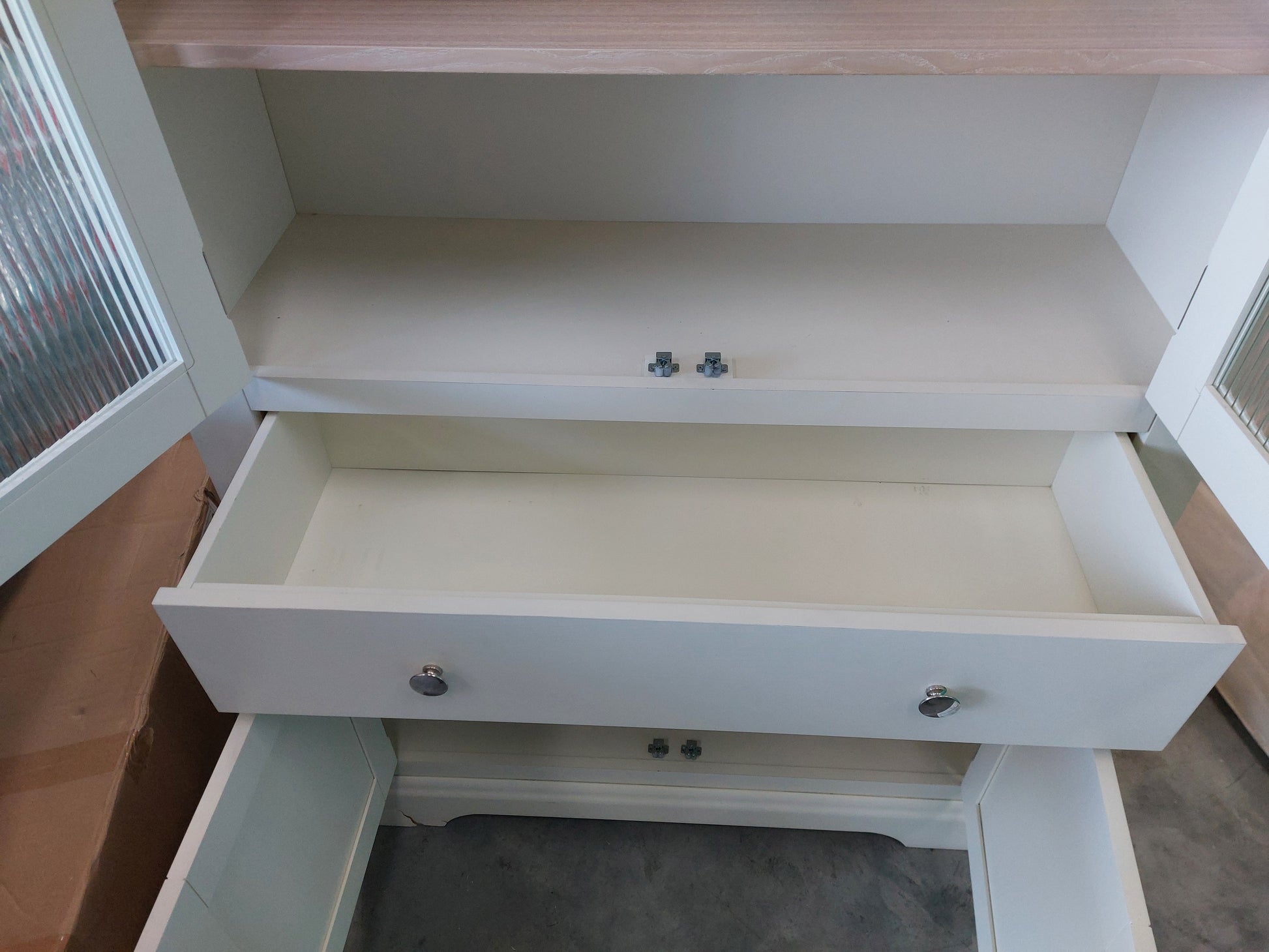 Laura Ashley Dorset Storage Cabinet White/Natural