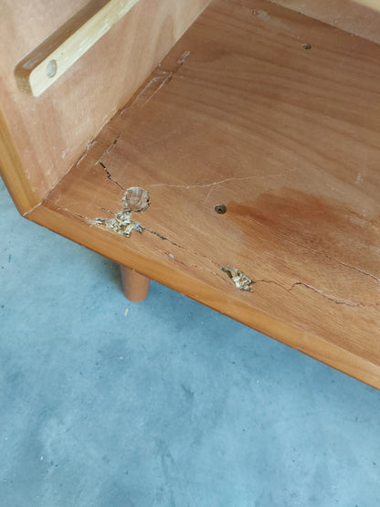 John Lewis Marquetry 5 Drawer Wood Chest, Natural