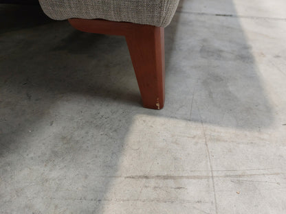 John Lewis Slant Power Recliner Armchair Grey Textured