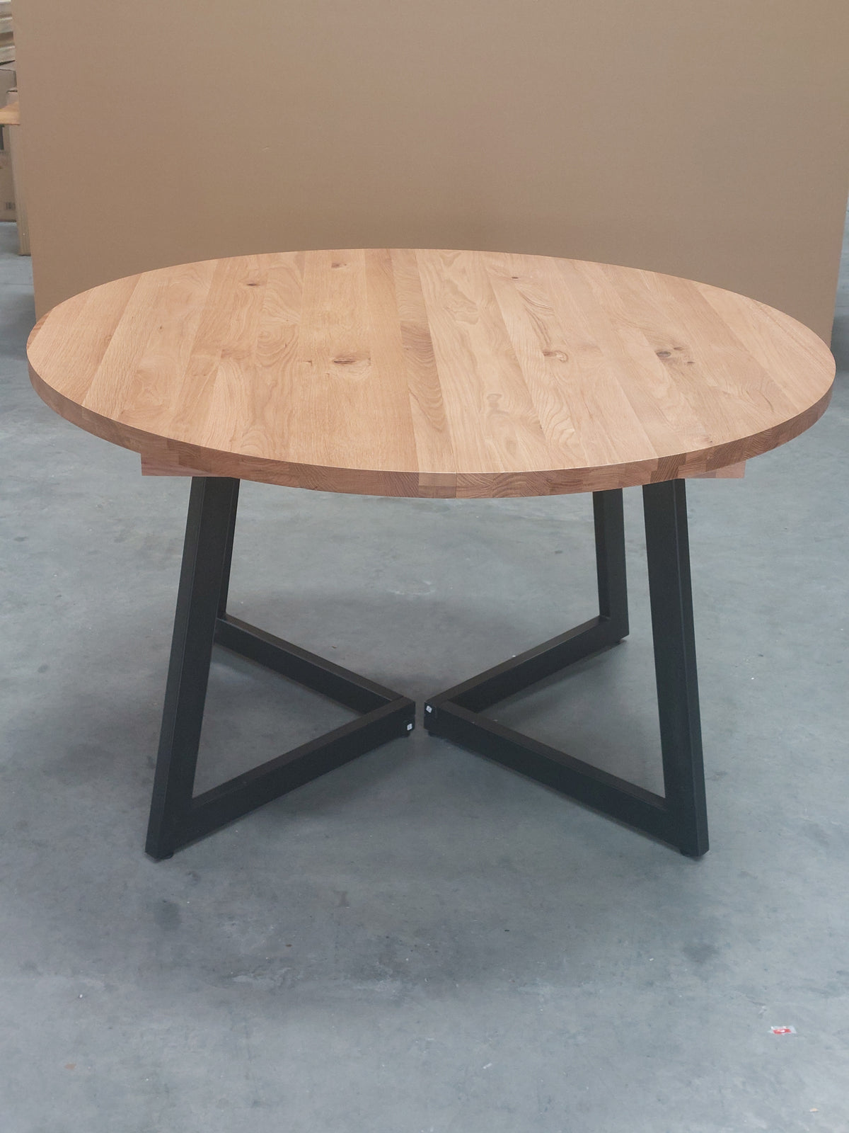 John Lewis Dining Table Calia 4-6 Seater Round Extending Solid Oak