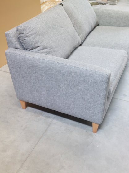 John Lewis Bailey 2 Sofa Aquaclean Mist Grey