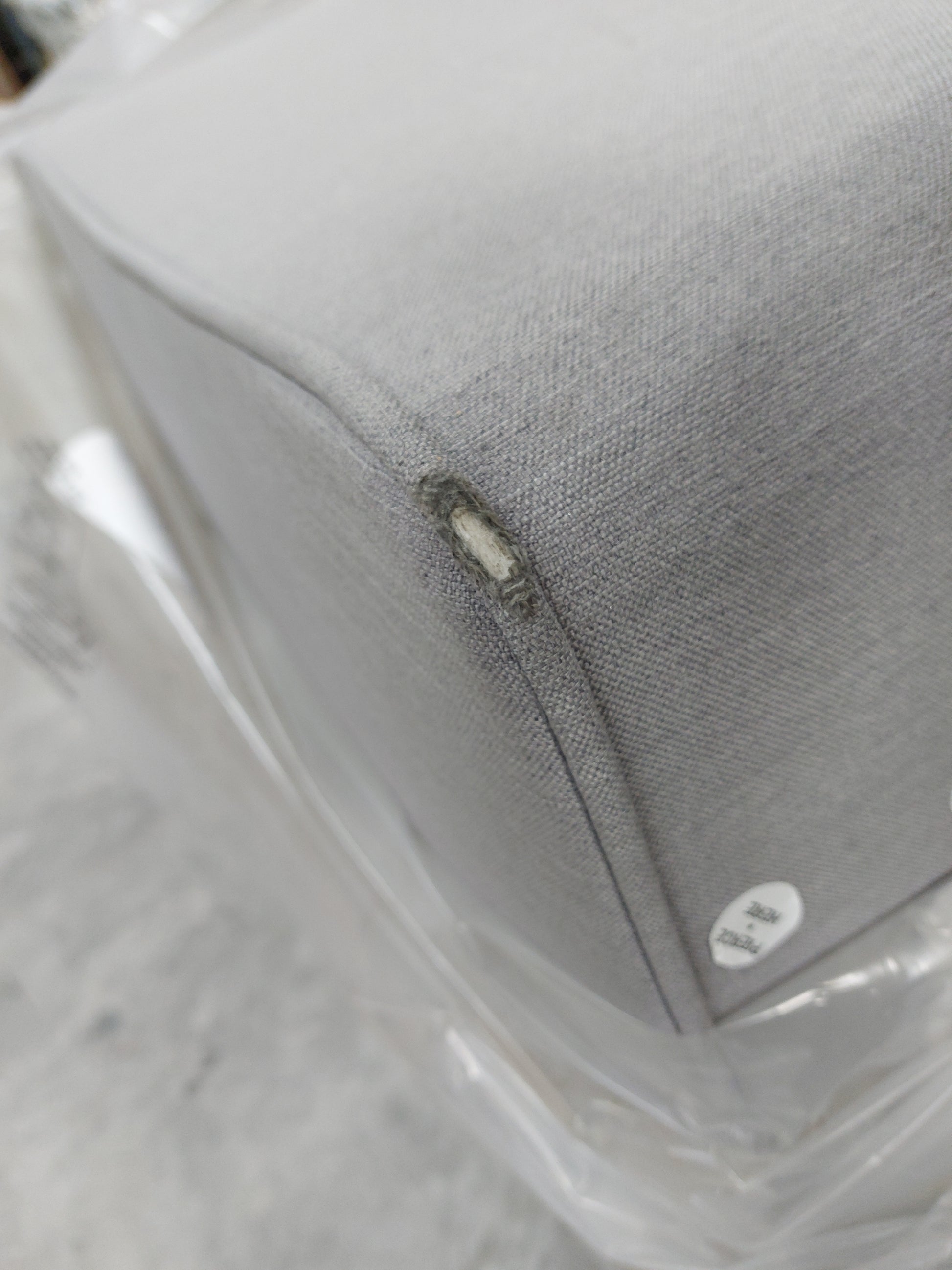 List - John Lewis  Divan Deep Cotton Effect Grey 150cm x 200