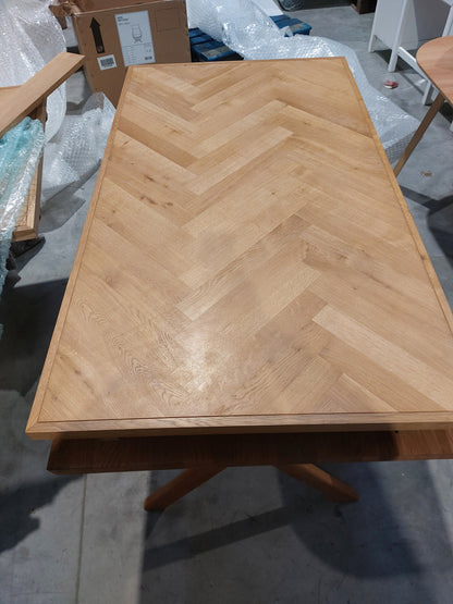 John Lewis Dining Table Estate 6 to 10 Seater Extending Natural