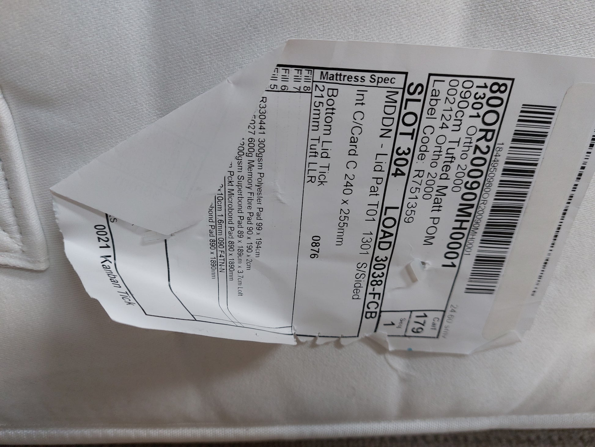 John Lewis Ortho Pocket Collection 2000 Pocket Spring Mattress, Medium/Firm Tension, Single