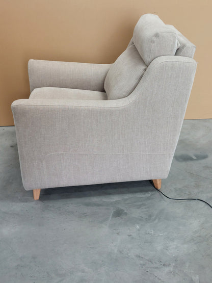 John Lewis Elevate Power Recliner Armchair Natural