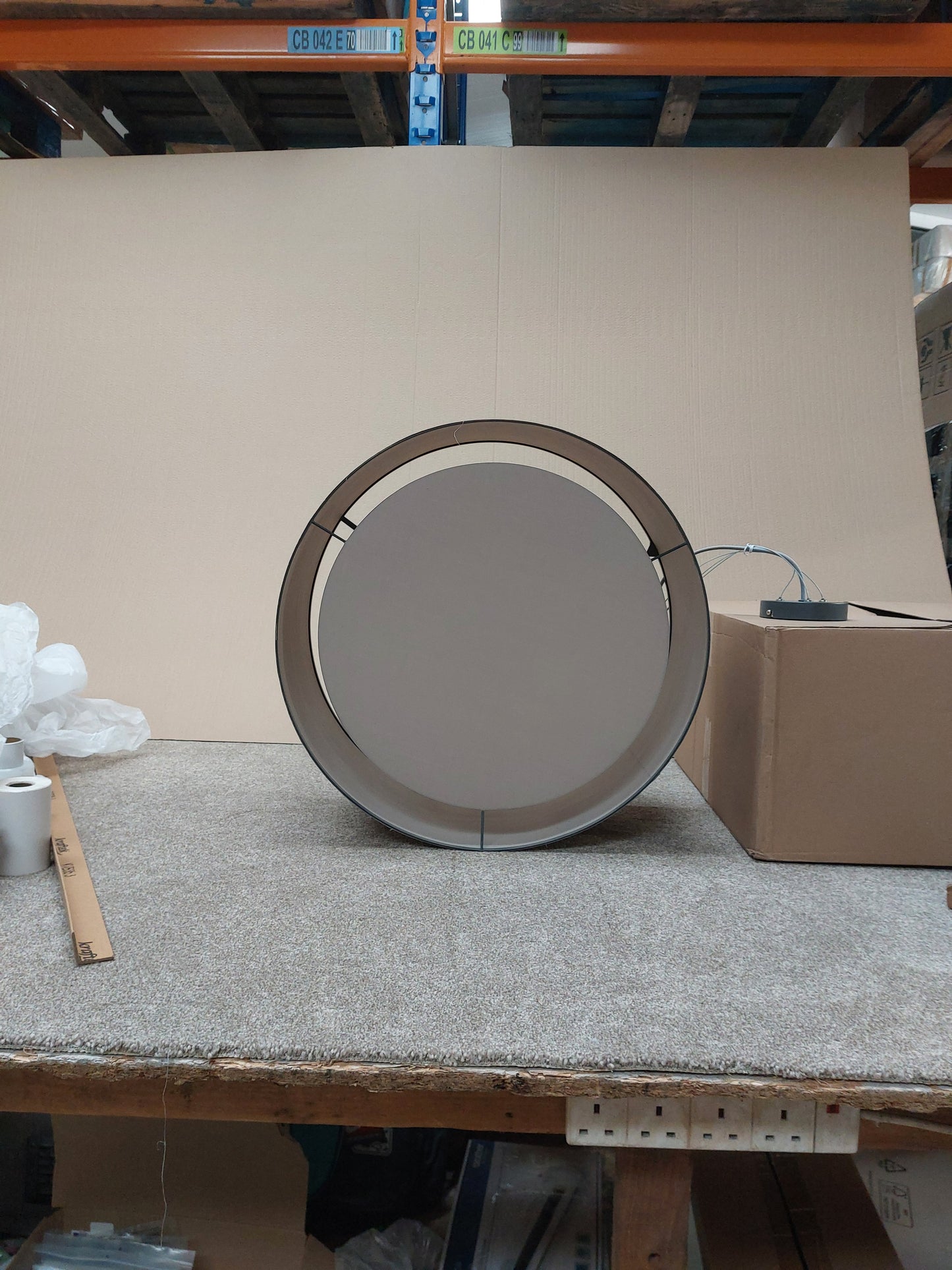 John Lewis Mia Ceiling Light, Walnut