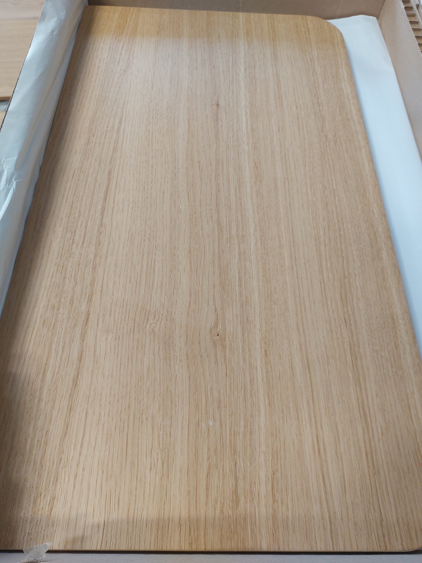 John Lewis Leaning Bookcase, FSC Certified (Oak Veneer/Solids), Natural