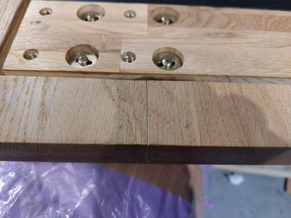 John Lewis Calia 4 Seater Dining Table, Solid Oak