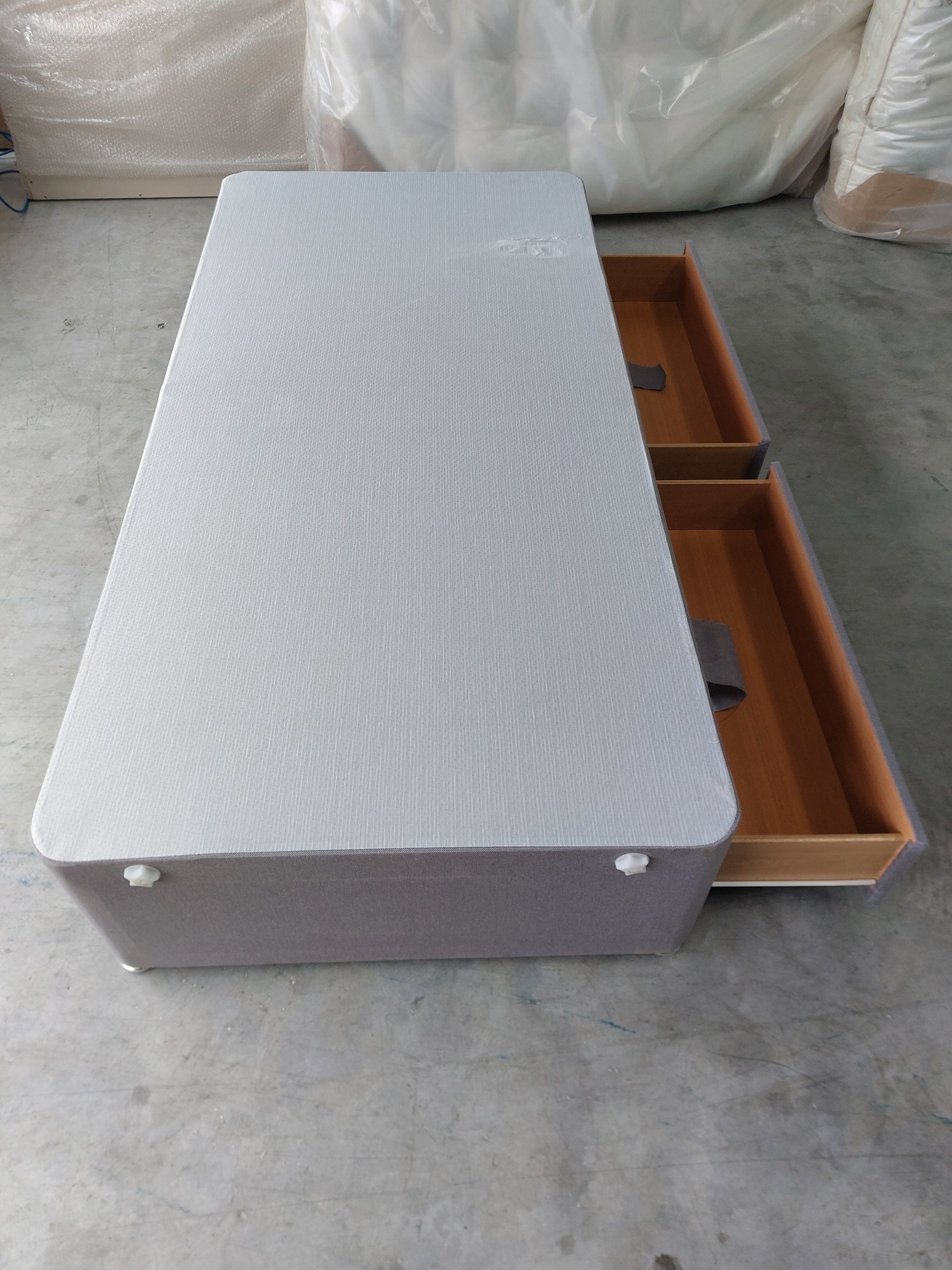 Silentnight Non Sprung 2 Drawer Divan Storage Bed, Single