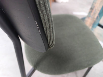 John Lewis ANYDAY Motion Corduroy Upholstered Dining Chairs, Set of 2, Green