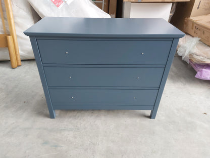 John Lewis Wilton 3 Drawer Chest, Denim Blue