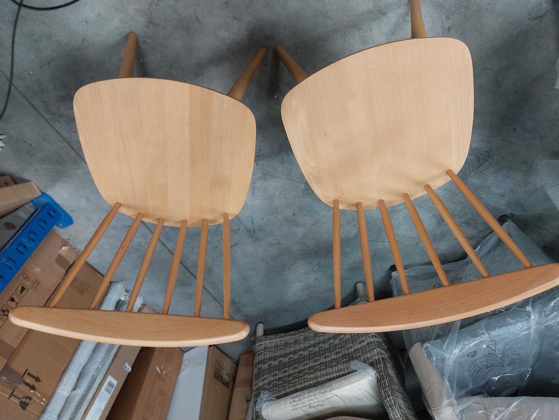 John LewisSpindle Dining Chair, Set of 2, FSC-Certified (Beech Wood), Natural