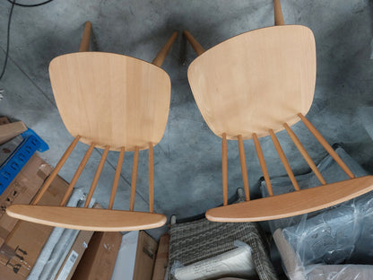 John LewisSpindle Dining Chair, Set of 2, FSC-Certified (Beech Wood), Natural