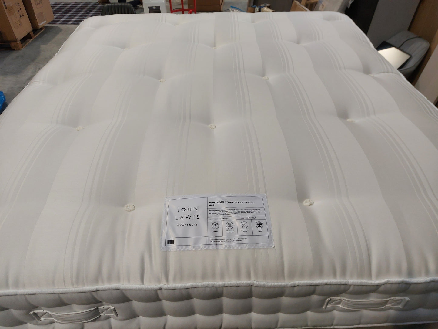 John Lewis Classic NO. 3 Pocket Spring Mattress Super King Size