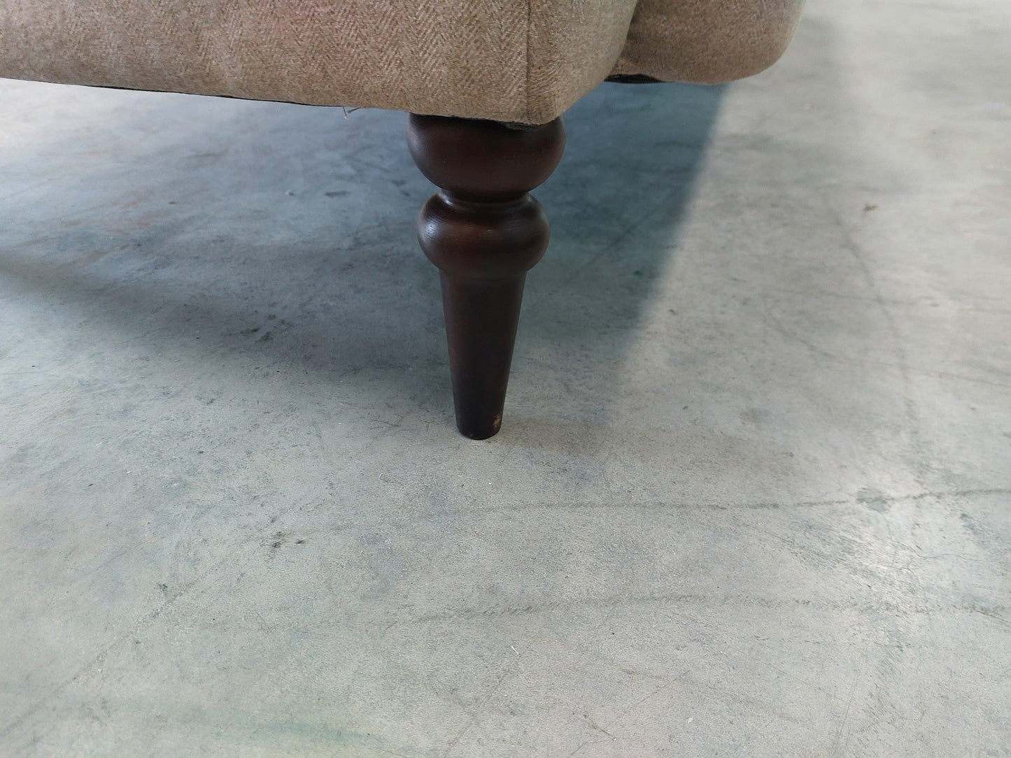 John Lewis Fireside Large 3 Seater Sofa Natural Brushed Tweed