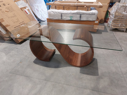 Tom Schneider Swirl Dining Table, Walnut
