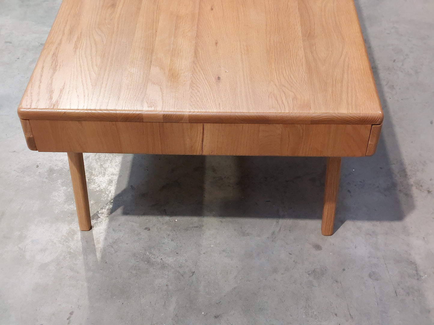 John Lewis X-Ray Wood Coffee Table Danish