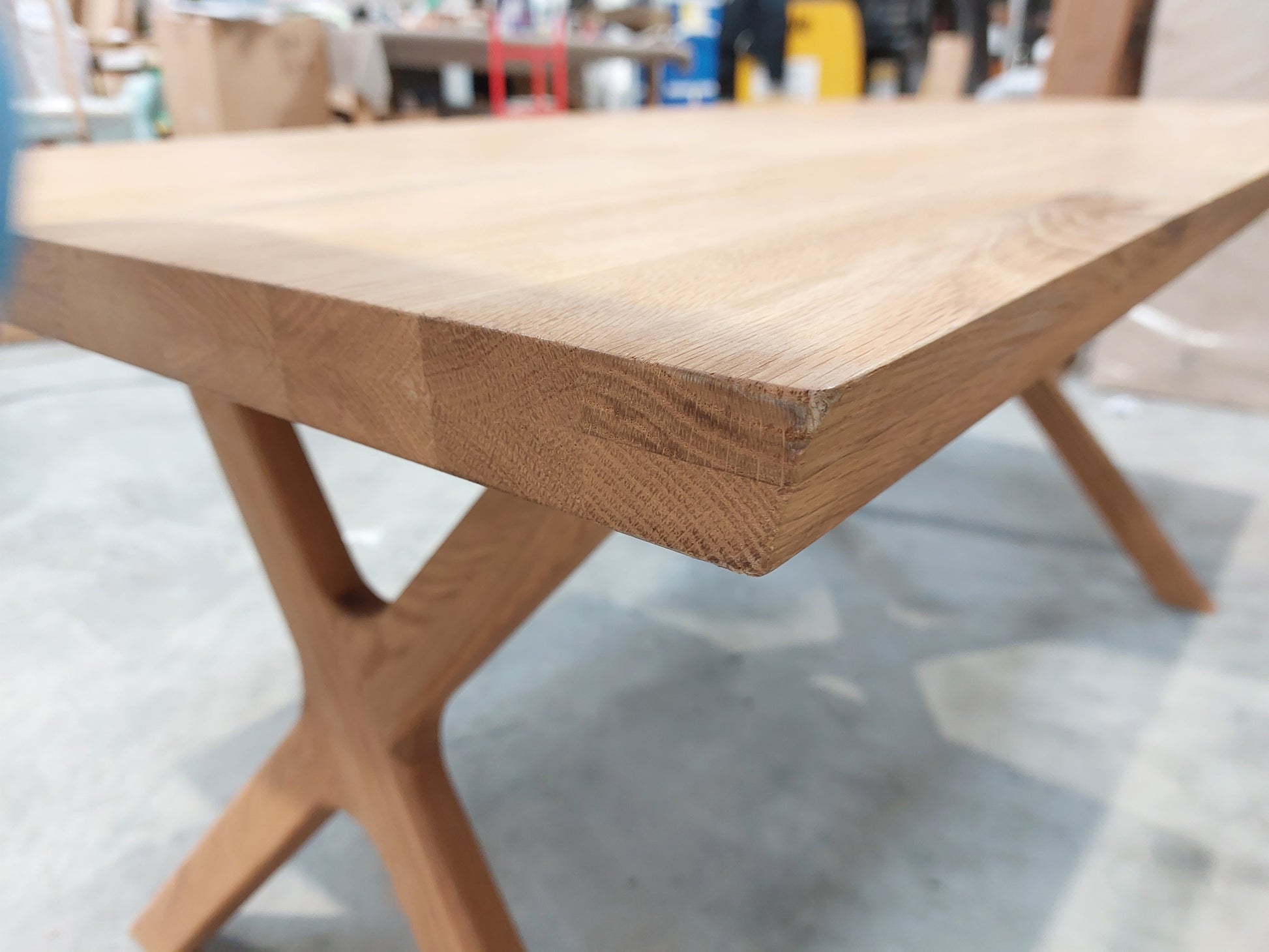 John Lewis Milton Fixed Dining Table, Oak