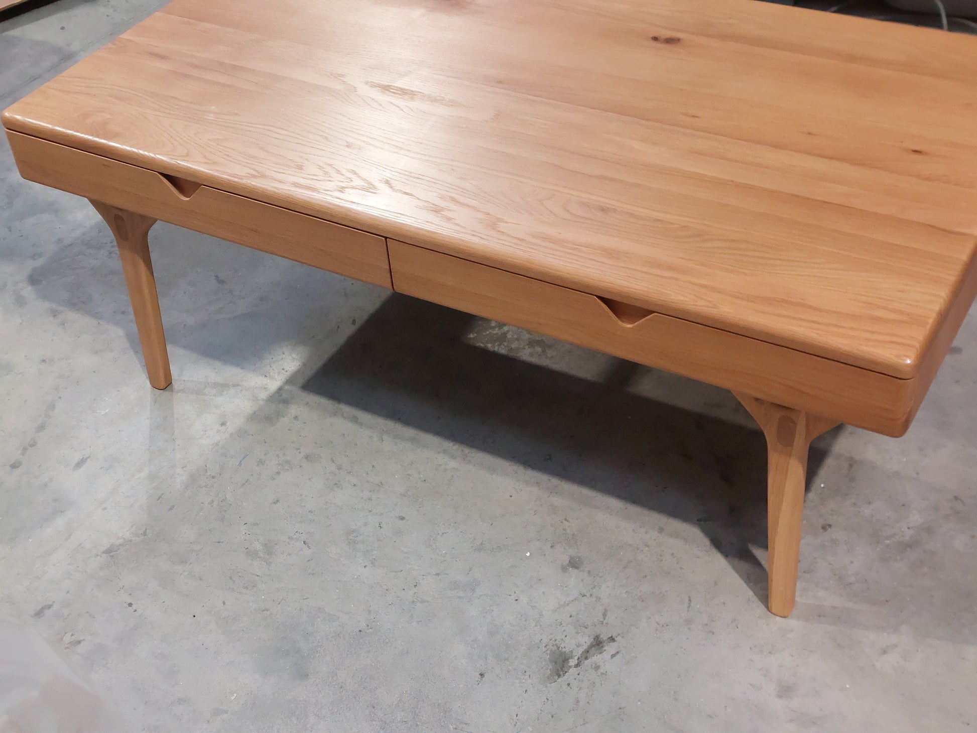 John Lewis X-Ray Wood Coffee Table Danish