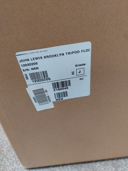 List - John Lewis Brooklyn Tripod Floor Lamp, Walnut2