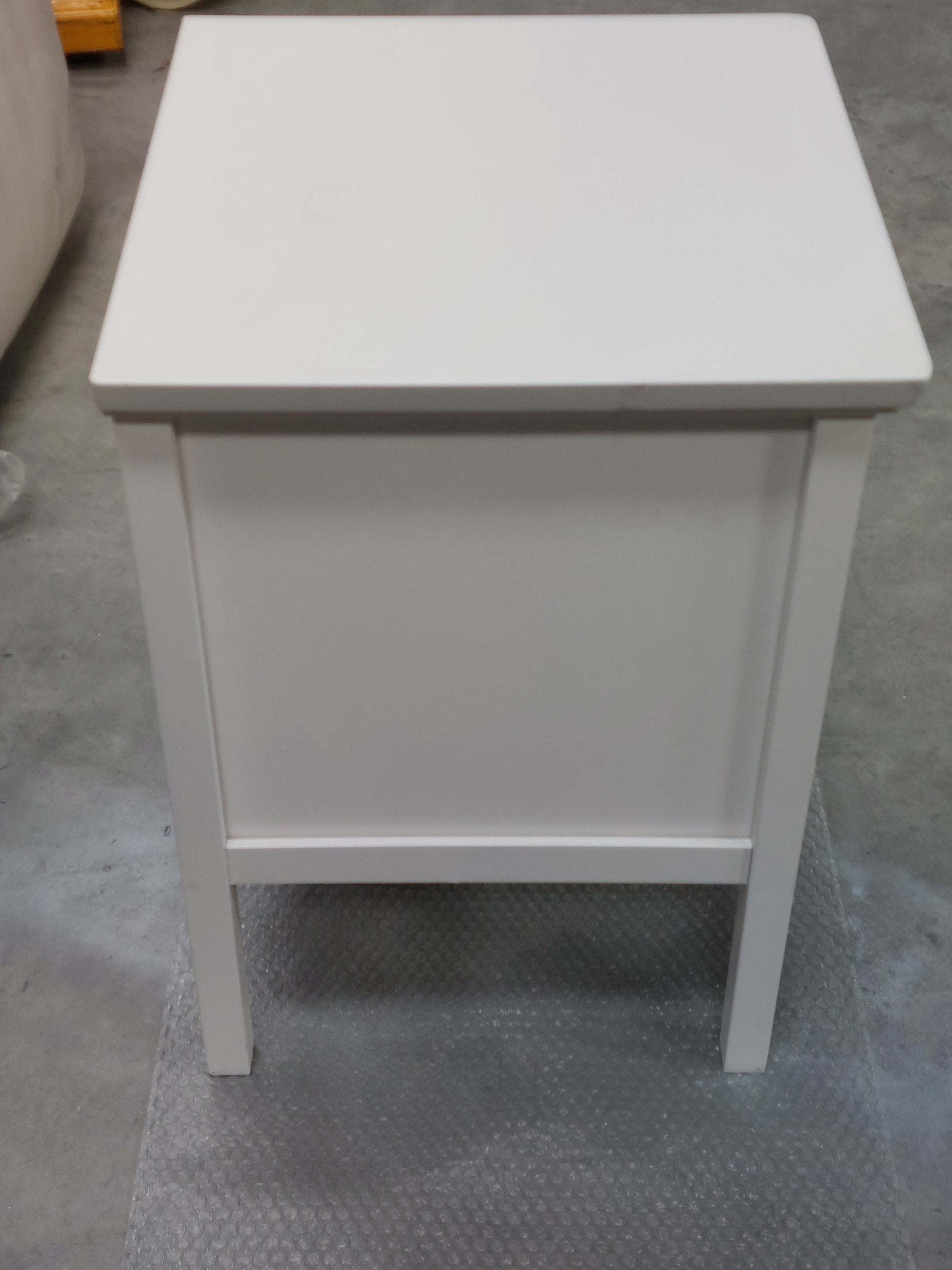 John Lewis Wilton 2 Drawer Bedside Cabinet White