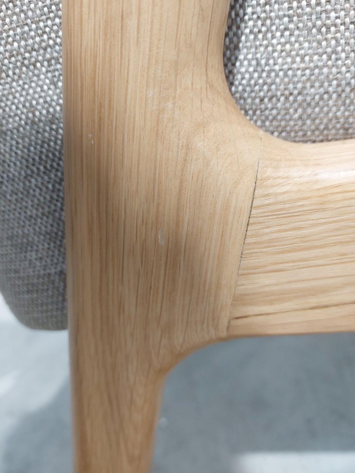 John Lewis Hendricks High Back Accent Chair, Light Leg, Aquaclean Aston Natural