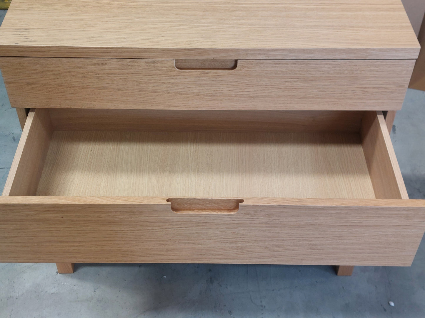 John Lewis Abacus 3-Drawer Wide Filing Chest, FSC-Certified (Oak Wood)