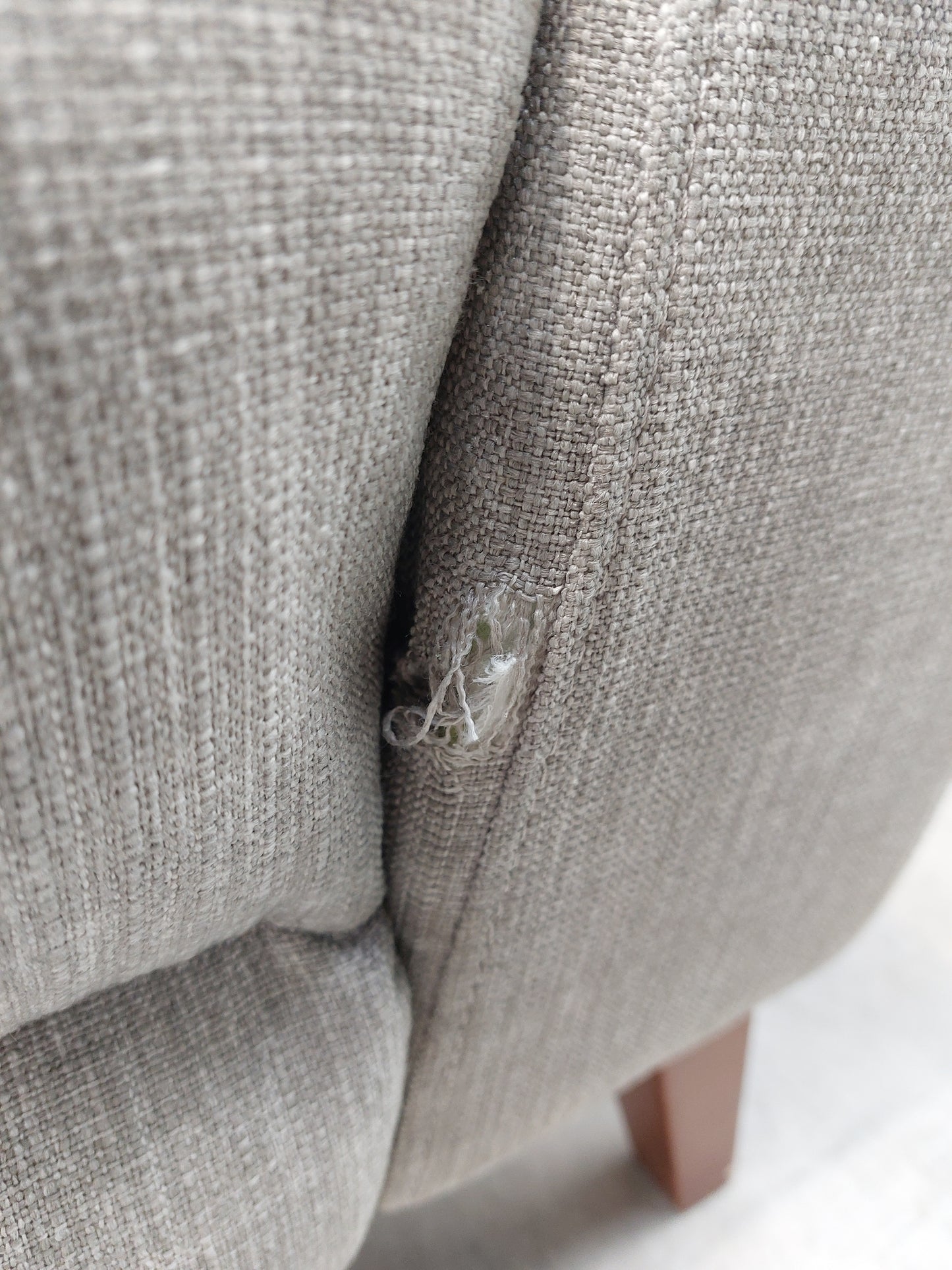 John Lewis Slant Power Recliner Armchair Grey Textured